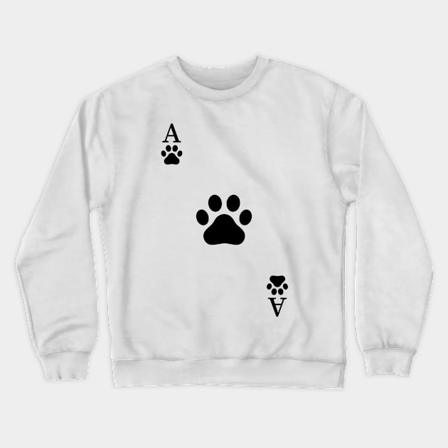 Ace Of Paws. Crewneck Sweatshirt by OUSTKHAOS